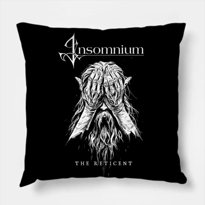 Insomnium The Reticent Throw Pillow