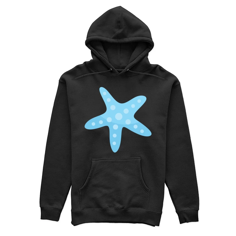 Étoile de mer bleue illustrée Femme Sweat à capuche