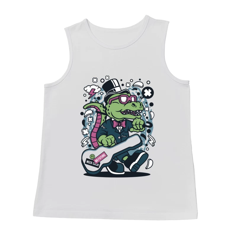 Crocodile rock star élégant Homme Débardeur