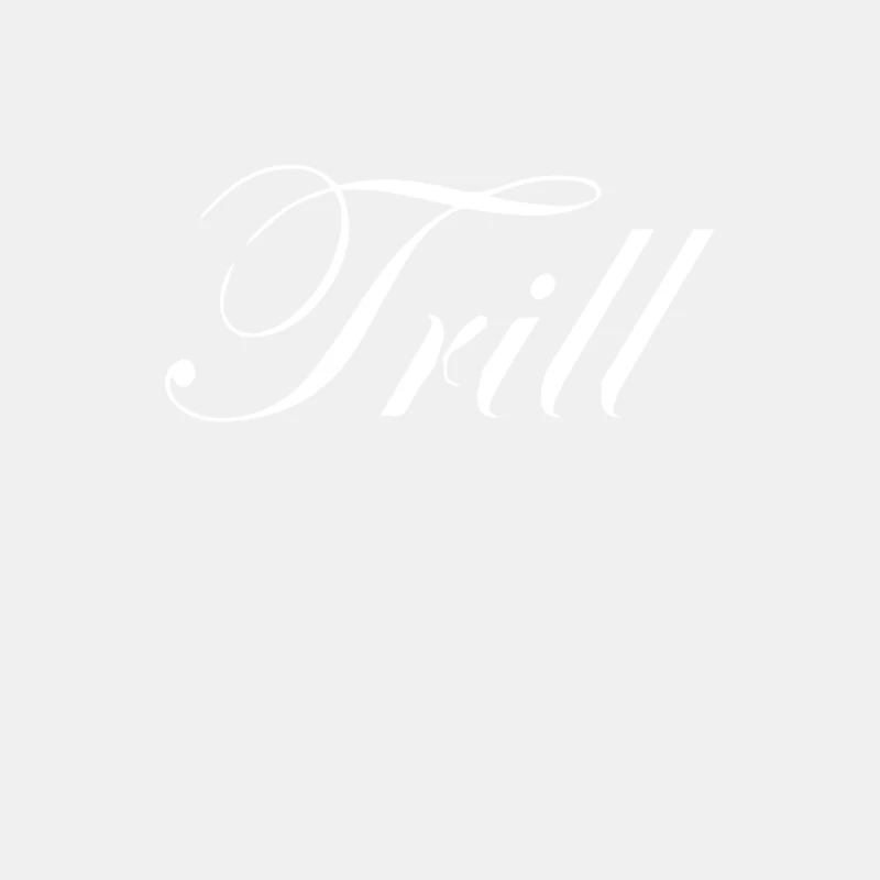 Trill Script Male Tank Top