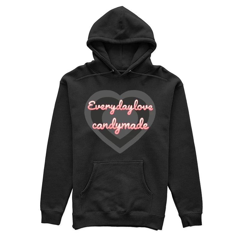 Herzförmiges Design mit Schriftzug Damen Pullover Hoodie