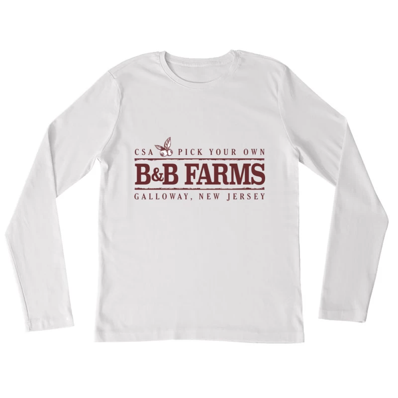 B&B Farms Logo Female Long Sleeve T-Shirt