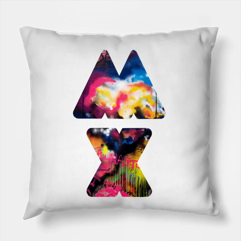 Coldplay MX Logo Throw Pillow