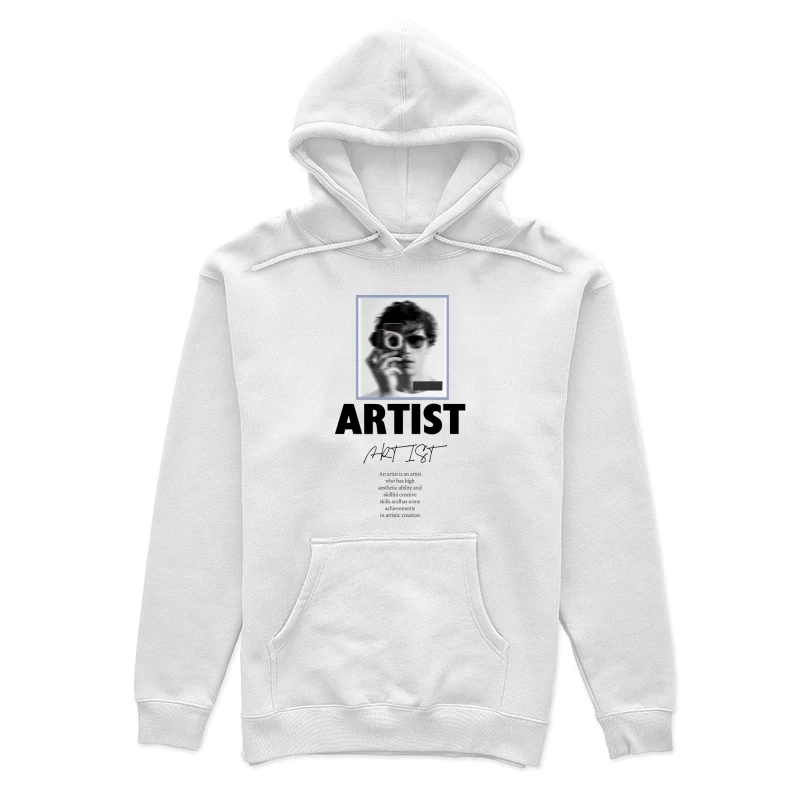 Person mit Kamera und Sonnenbrille Damen Pullover Hoodie