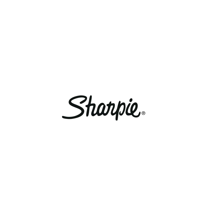 Sharpie Brand Logo in Classic Black Script Typography iPhone Case