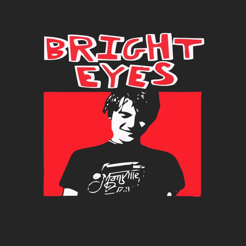 Bright Eyes Minimalist Album Cover Art Male Pullover Sweatshirt