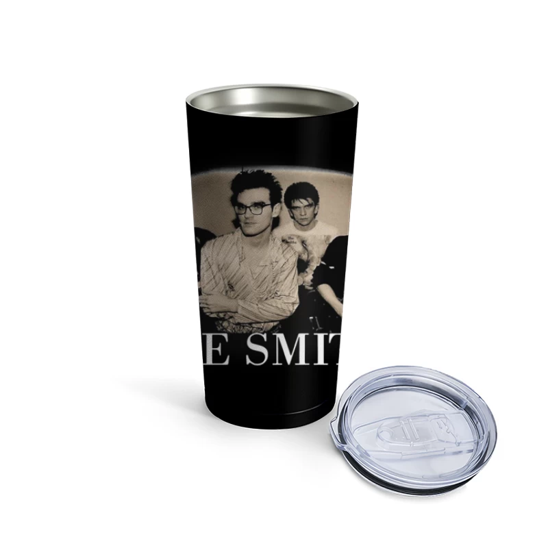 The Smiths - Iconic 1980s Alternative Rock Band Portrait Travel Mug