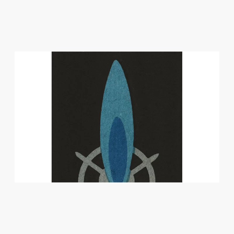 Czechoslovakian Matchbox Rocketship Inspired Abstract Artwork Travel Mug