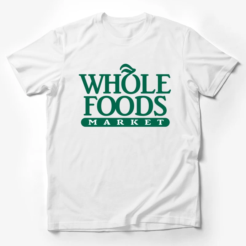 Whole Foods Market Green Corporate Logo Male T-Shirt