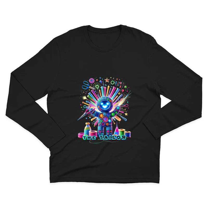 The Magical Sewing Robot: A Colorful Crafting Fantasy Male Long Sleeve T-Shirt