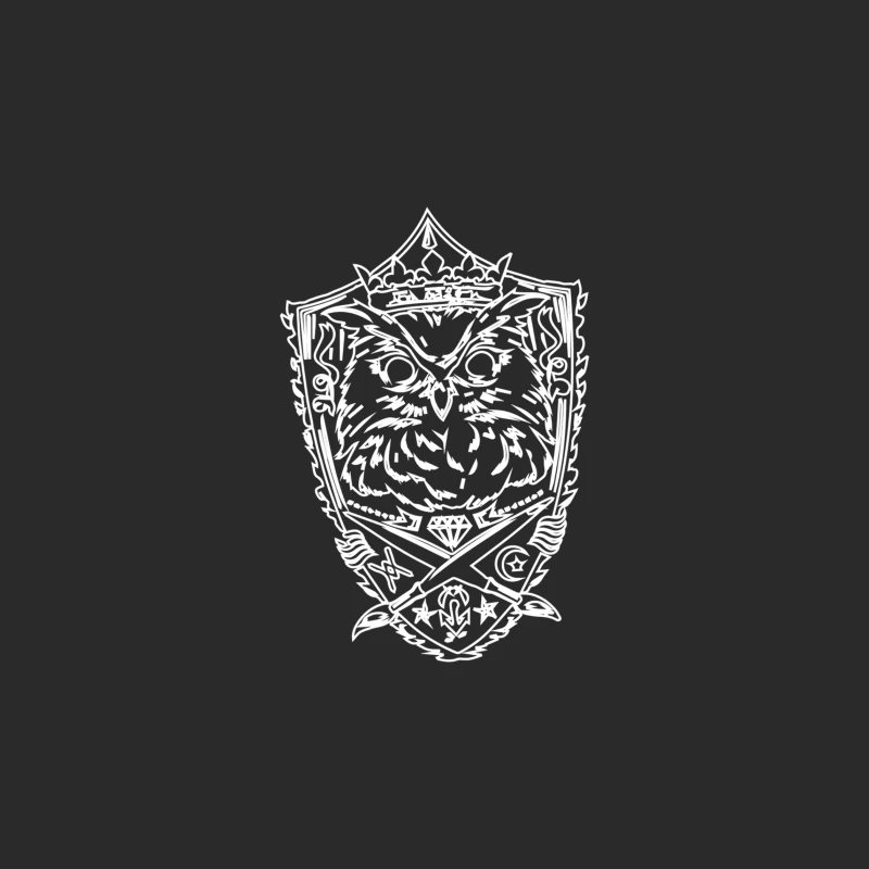 White Owl Kingdom Giant Bird Baseball Cap