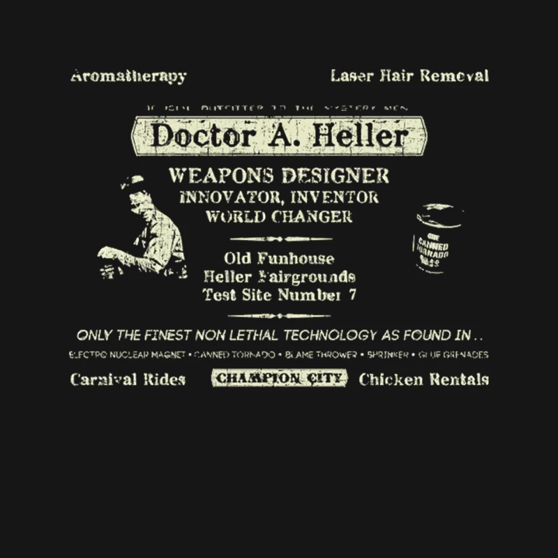 Doctor A Heller, distressed Mouse Pad