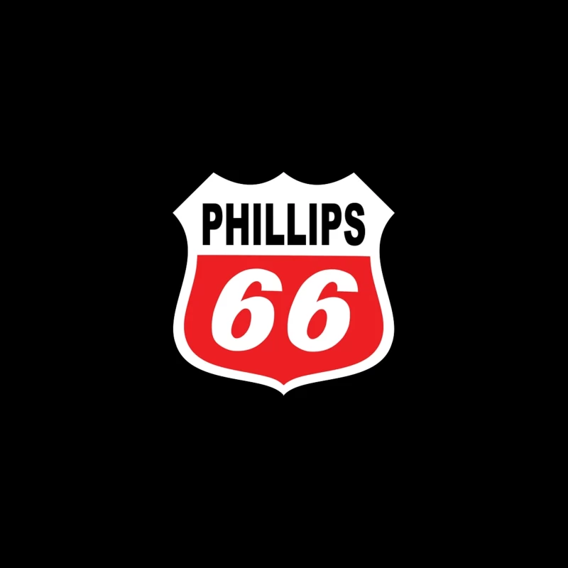 Phillips 66 Classic Shield Logo Design Desk Mat