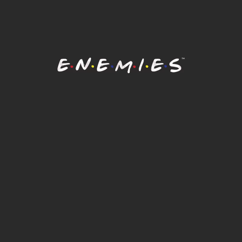Enemies 90s Friends ParodyHomage Baseball Cap