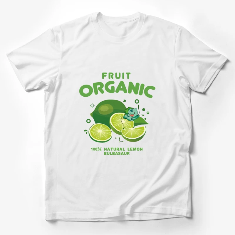Bio-Zitrone mit Bulbasaur Herren T-Shirt