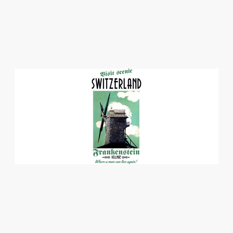 Frankenstein Travel Poster Coffee Mug