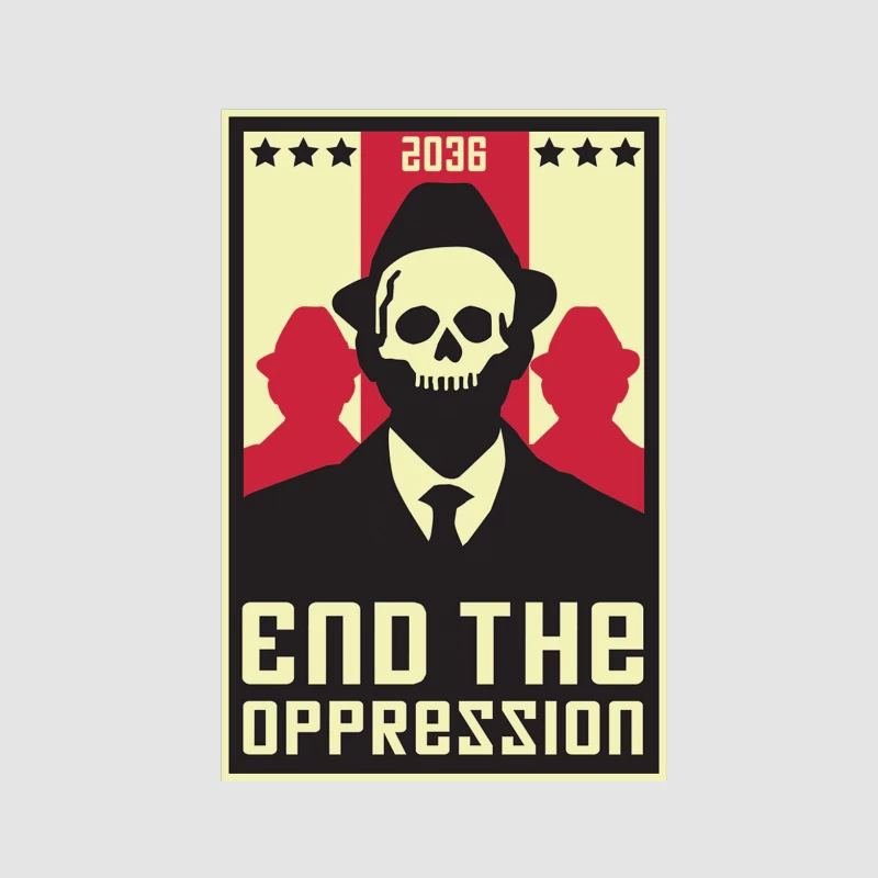 Protestation contre l'oppression en 2036 Homme Sweat à capuche