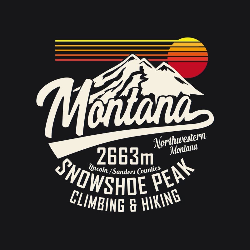 Montana Snowshoe Peak für Klettern und Wandern Damen Pullover Hoodie