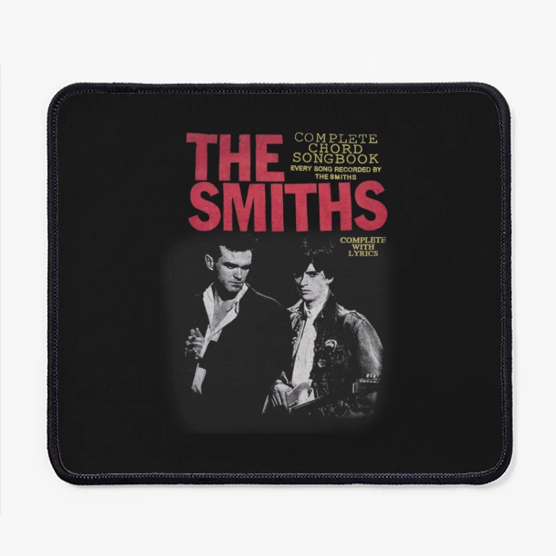 The Smiths Complete Chord Songbook with Lyrics - Vintage Band Photo Cover Mouse Pad