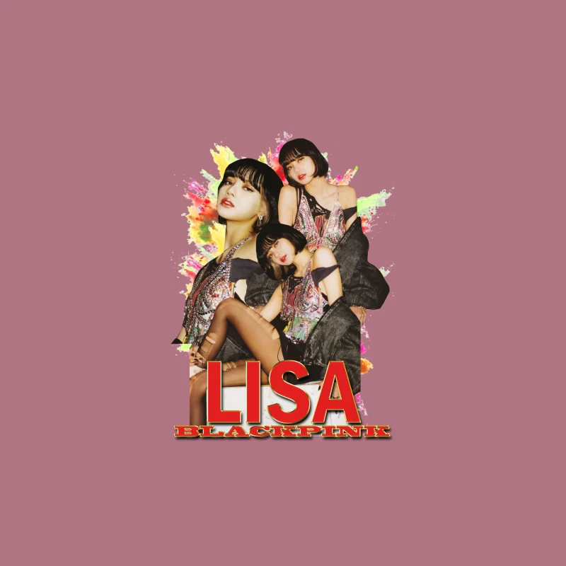 LISA from BLACKPINK: K-pop Fashion and Performance Travel Mug