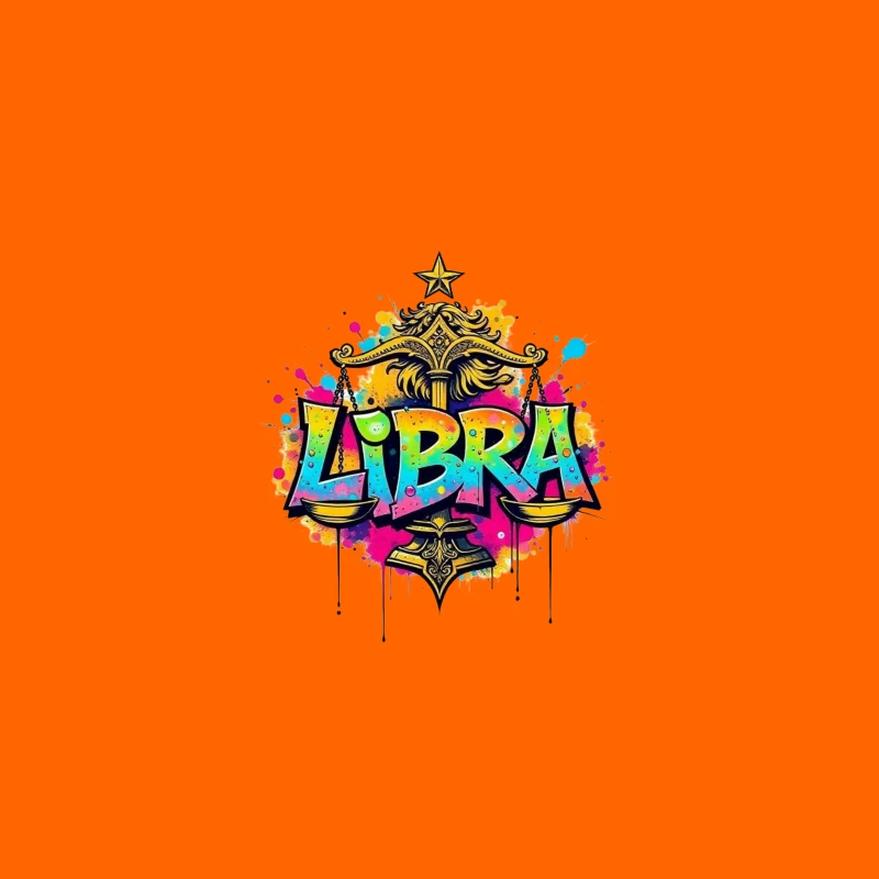 Liberal Zodiac Sign Art Desk Mat