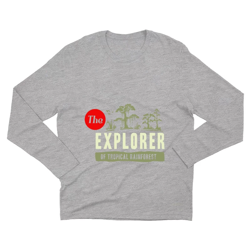 Explorateur de la forêt tropicale Homme Manches Longues T-Shirt