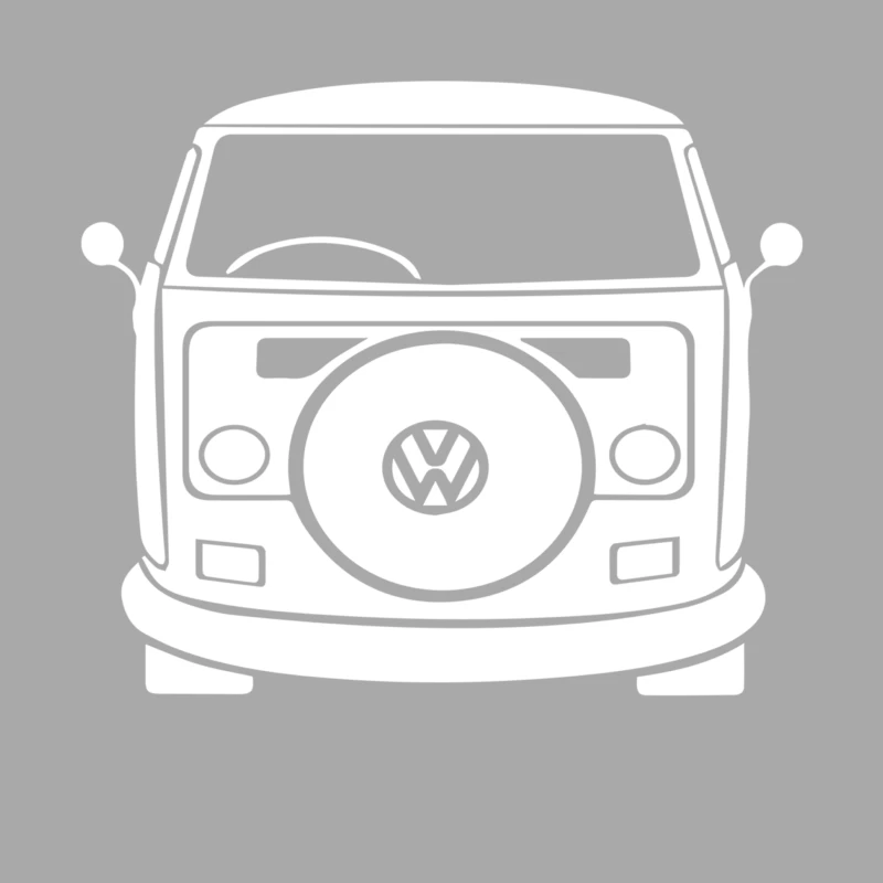 Vw Volkswagen Camper Van Male Pullover Hoodie