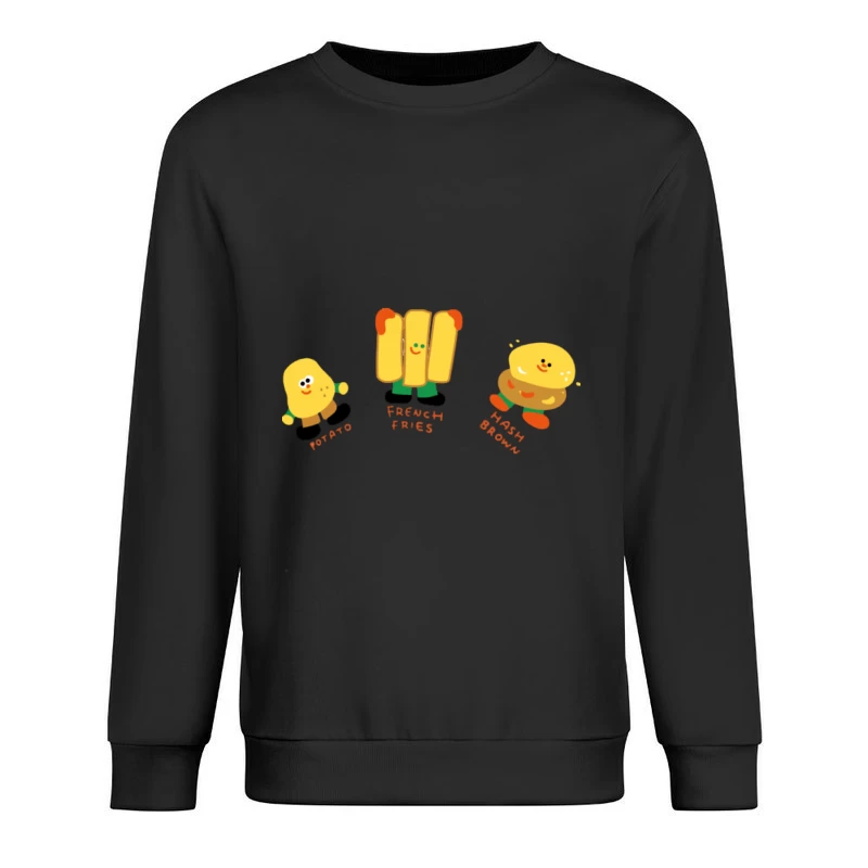Fröhliche Kartoffelfreunde Herren Pullover Sweatshirt