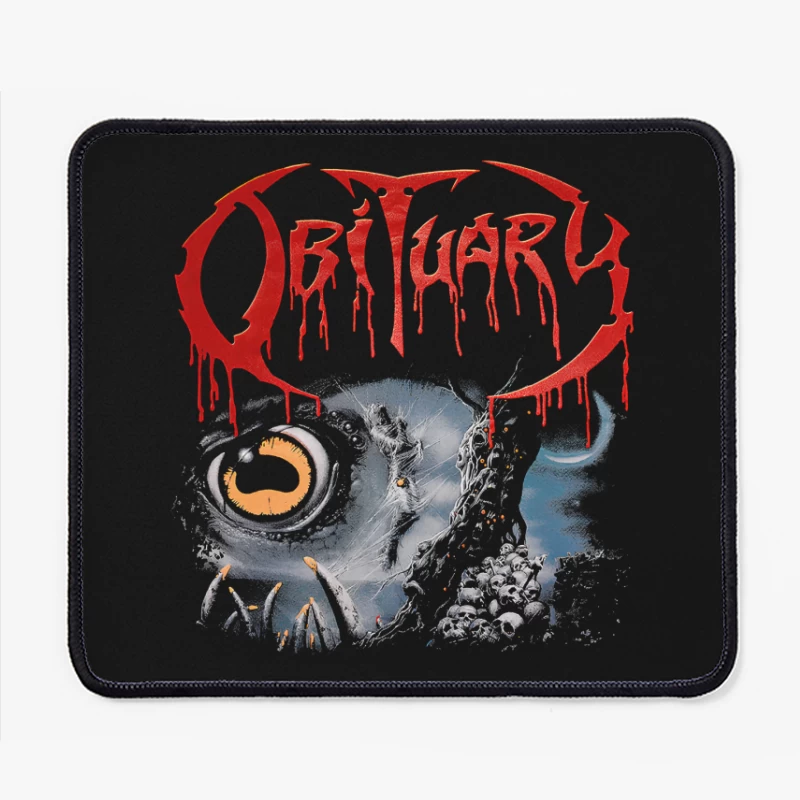 Obituary Slowly We Rot Red Mouse Pad