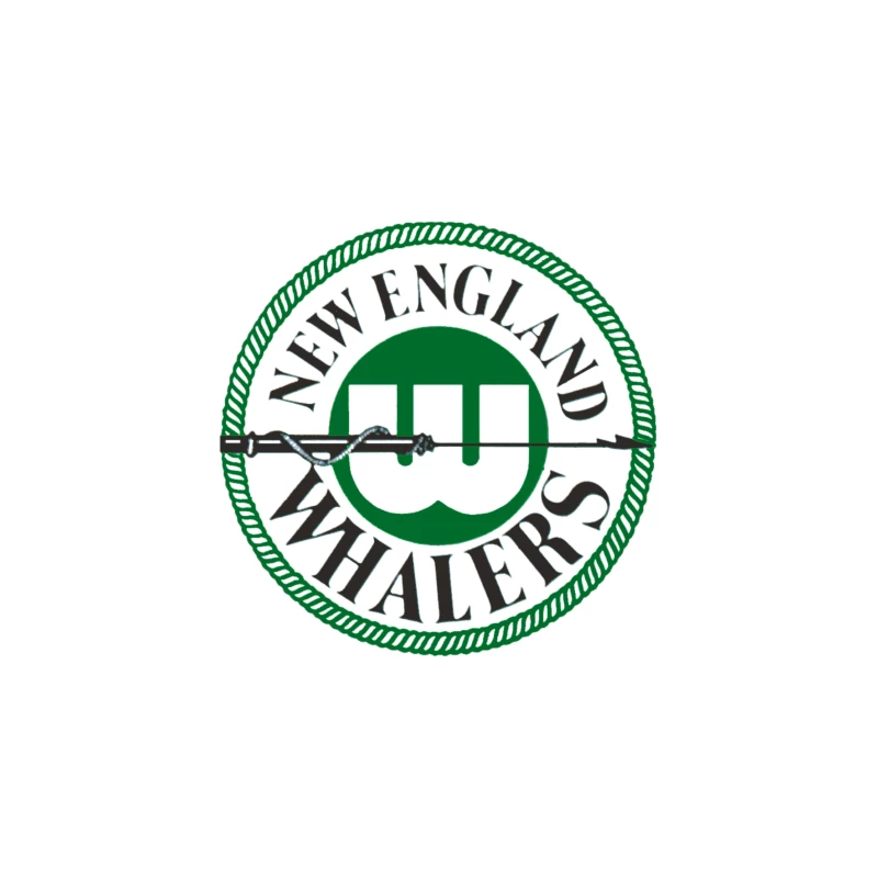 New England Whalers Throw Pillow