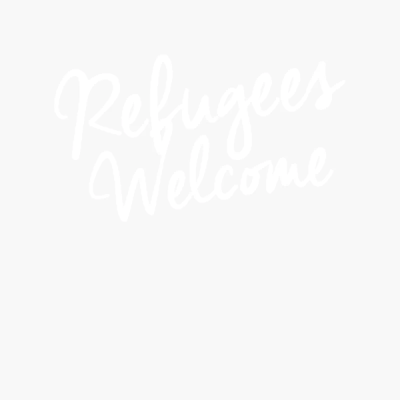 Refugees Welcome Cotton Tote Bag