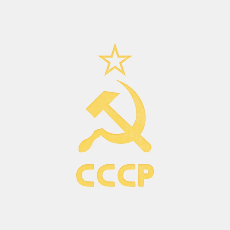 CCCP  Soviet Vintage Style Design Male Tank Top