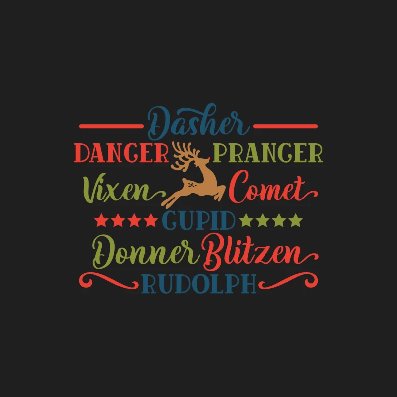 Noms des rennes de Noël Homme Débardeur