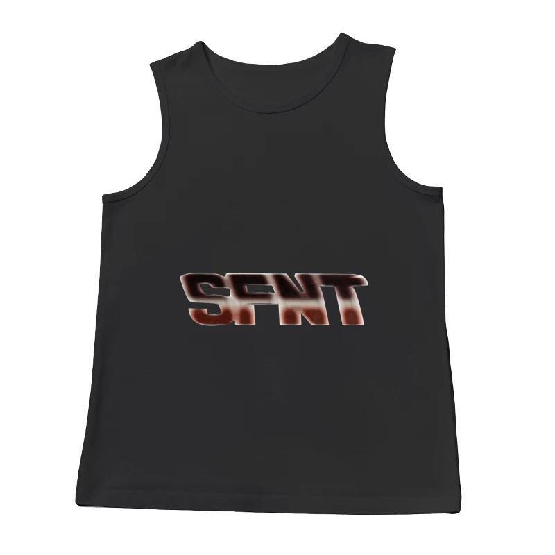 Verzerrte SFNT-Typografie Herren Tanktops