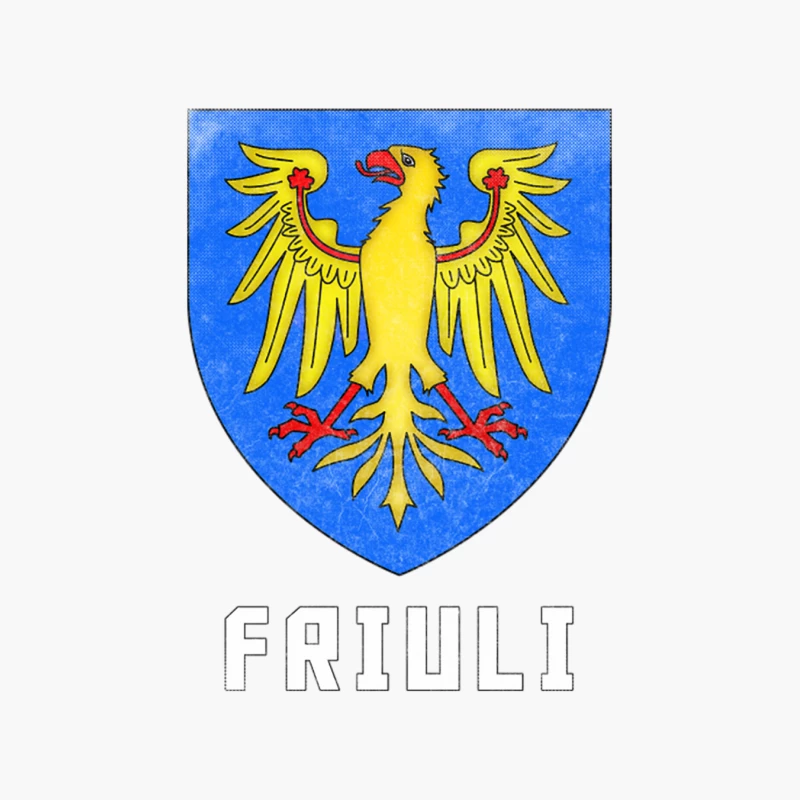 Friuli Venezia Giulia  Coat of Arms  Vintage Style Cotton Tote Bag