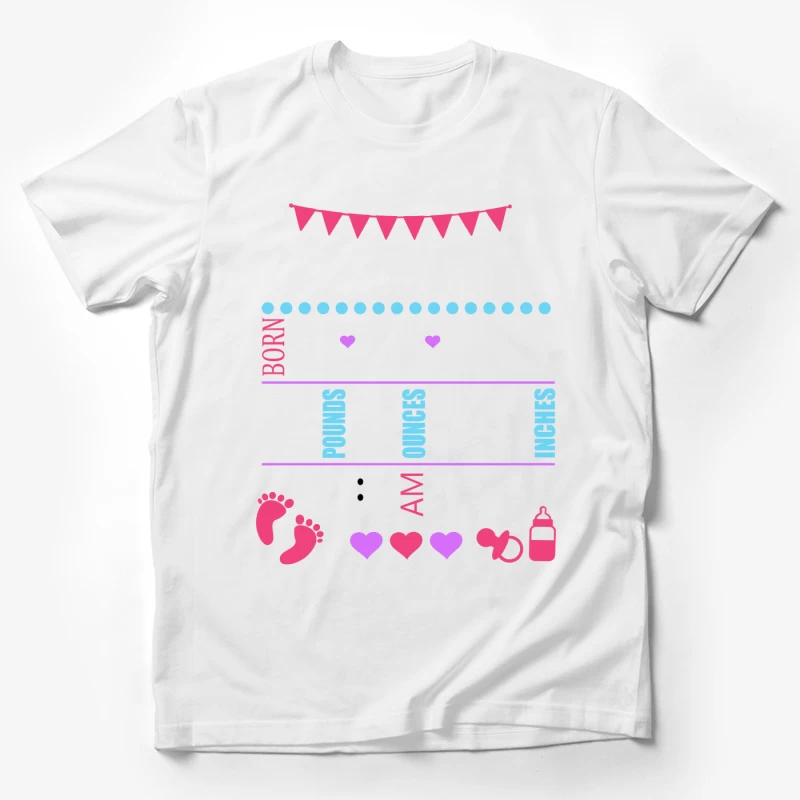 Affiche de naissance pour bébé Homme T-Shirt