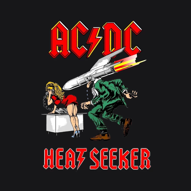 Retro Rock - AC/DC HEATSEEKER Female Pullover Hoodie