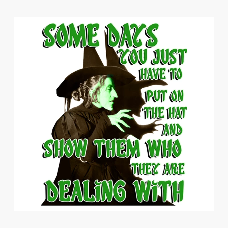 The Wicked Witch of the West from the Wizard of Oz Throw Pillow