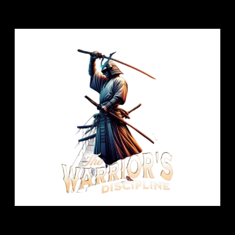 Samurai Warrior's Combat Discipline Tapestry