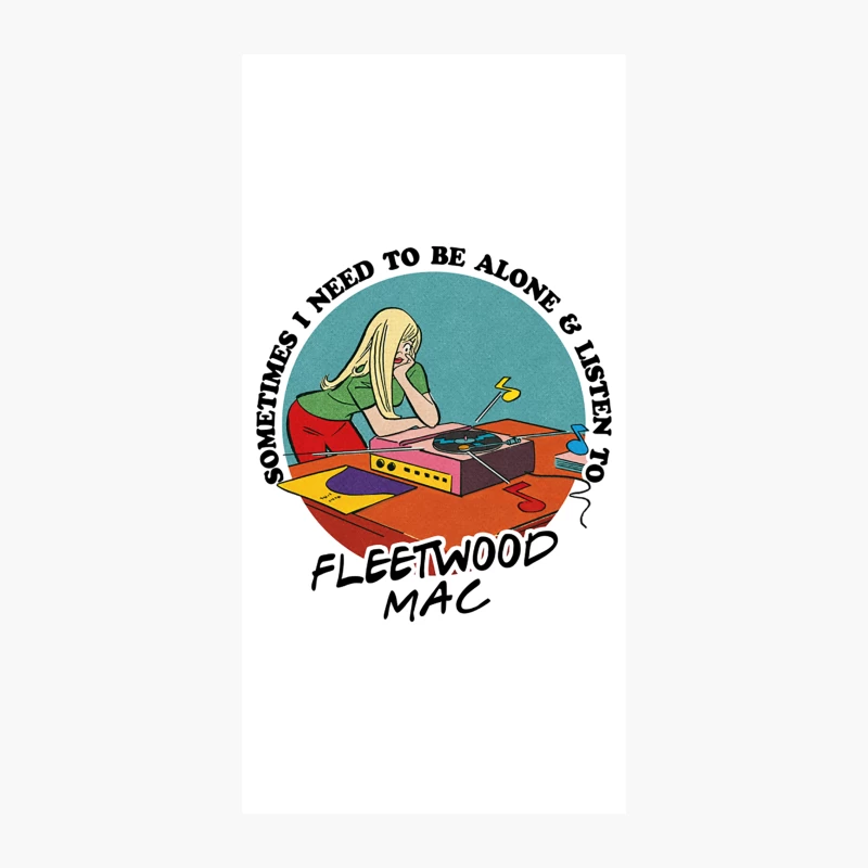Fleetwood Mac  Vinyl Obsessive Fan Design iPhone Case