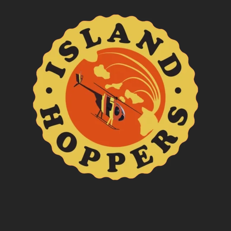 Island Hoppers Retro Male Pullover Sweatshirt