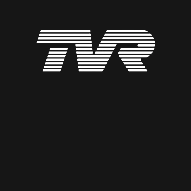 Minimalist TVR Logo Design with Line Pattern Male Long Sleeve T-Shirt