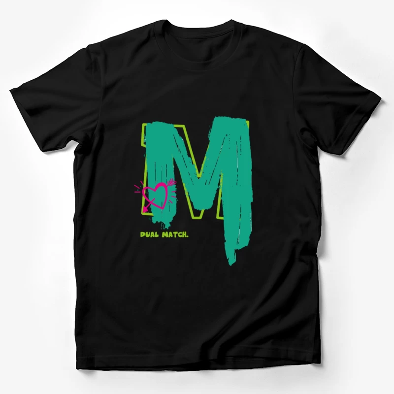 Künstlerisches M-Design mit Herz Herren T-Shirt