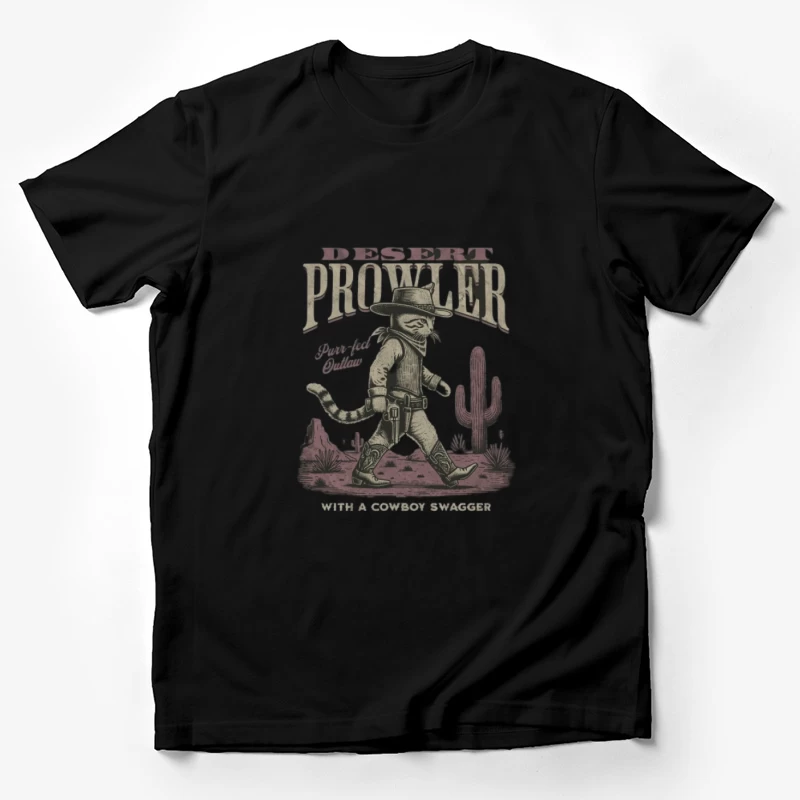 Vagabond du désert avec allure de cowboy Homme T-Shirt