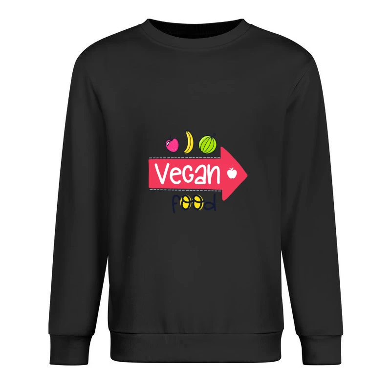 Ensemble de nourriture végétalienne colorée Homme Sweat-shirt à enfiler