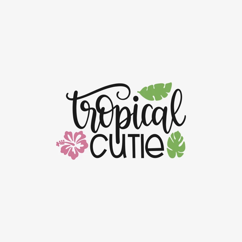 Design Tropical avec Fleurs et Feuilles Femme Sweat-shirt à enfiler