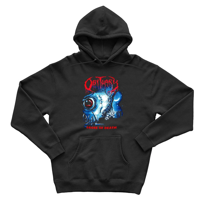 Obituary Cause Of Death Male Pullover Hoodie