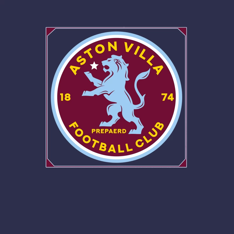 Aston Villa Football Club Historic Crest with Rampant Lion Female Long Sleeve T-Shirt