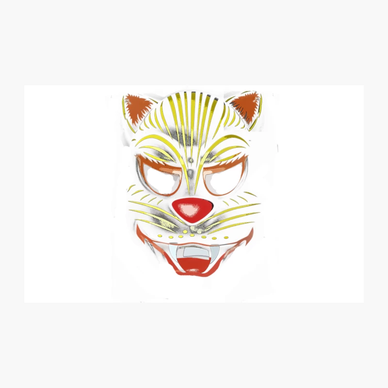 Black Cat mask Travel Mug