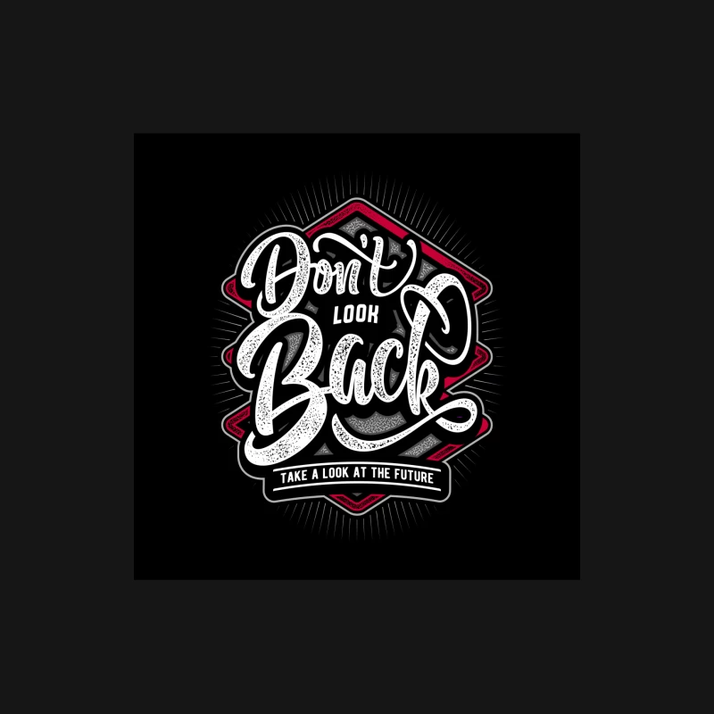 Motivation et Futur en Typographie Homme Manches Longues T-Shirt